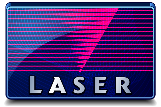 Lasersymbol Multicolor